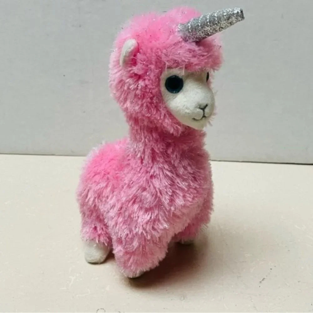 Ty Beanie Babies Lana Llamacorns Pink Unicorn Plush Stuffed Animal 10 Inch Kids